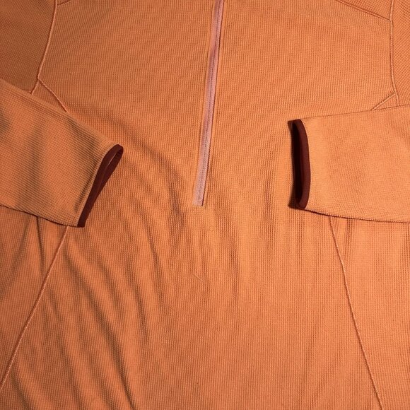 Arc’teryx Delta LT Zip Neck Polartec Waffle Fleece Womens XL Half 1/2 Zip Jacket - Picture 2 of 14